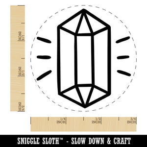 Hand Drawn Crystal Healing Meditation Roleplaying Game Self-Inking Rubber Stamp for Stamping Crafting Planners