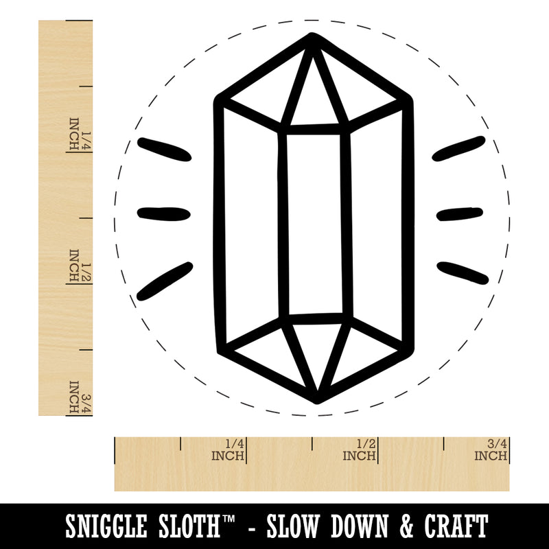 Hand Drawn Crystal Healing Meditation Roleplaying Game Self-Inking Rubber Stamp for Stamping Crafting Planners