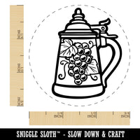 Hand Drawn German Beer Stein Self-Inking Rubber Stamp for Stamping Crafting Planners