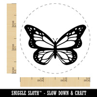 Pretty Monarch Butterfly Self-Inking Rubber Stamp for Stamping Crafting Planners
