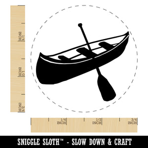 Canoe Water Boat with Paddle Self-Inking Rubber Stamp for Stamping Crafting Planners