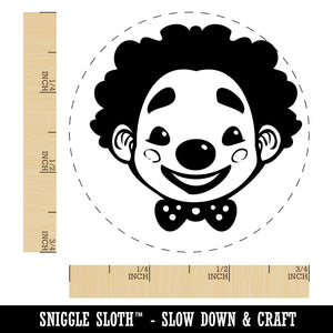 Cute Chibi Circus Party Clown Child Kid Self-Inking Rubber Stamp for Stamping Crafting Planners