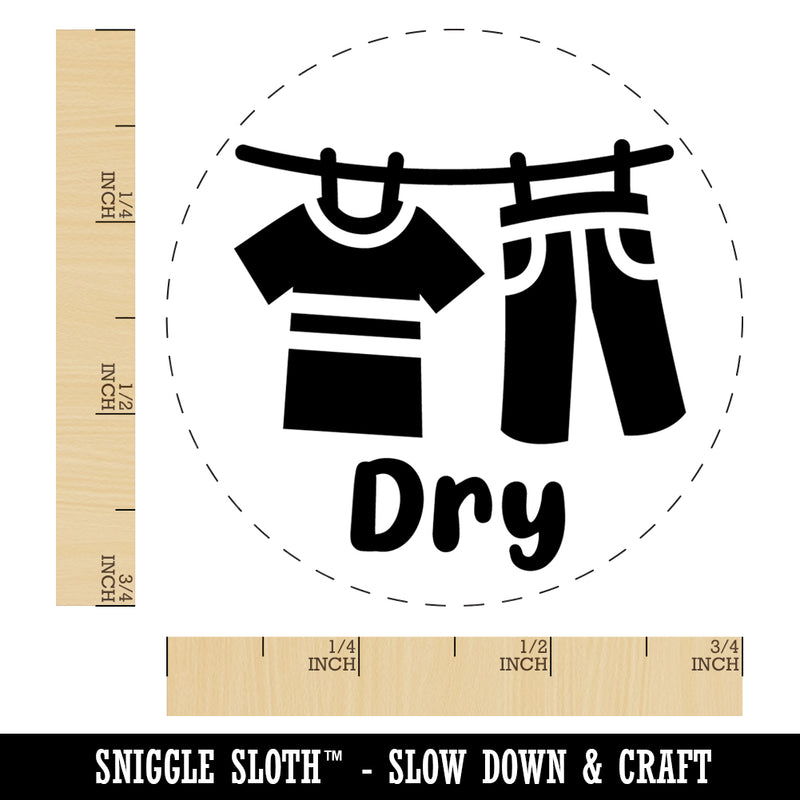 Laundry Hanging Dry Self-Inking Rubber Stamp Ink Stamper for Stamping Crafting Planners