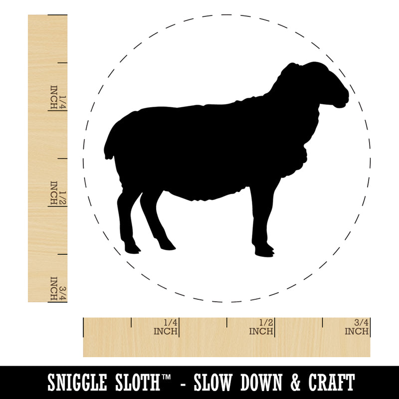 Solid Sheep Farm Animal Self-Inking Rubber Stamp Ink Stamper for Stamping Crafting Planners