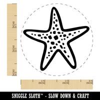 Starfish Sea Star Self-Inking Rubber Stamp Ink Stamper for Stamping Crafting Planners