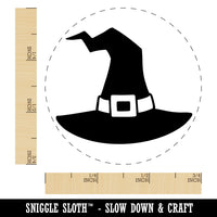 Stylized Witch Hat Halloween Self-Inking Rubber Stamp Ink Stamper for Stamping Crafting Planners