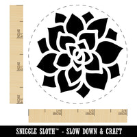 Succulent Plant Self-Inking Rubber Stamp Ink Stamper for Stamping Crafting Planners