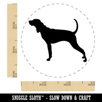 American English Coonhound Dog Solid Self-Inking Rubber Stamp Ink Stamper for Stamping Crafting Planners