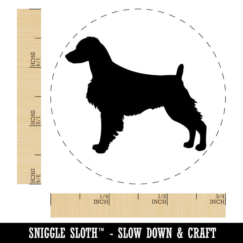 Brittany Spaniel Dog Solid Self-Inking Rubber Stamp Ink Stamper for Stamping Crafting Planners