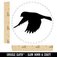 Finch Flying Bird Self-Inking Rubber Stamp Ink Stamper for Stamping Crafting Planners