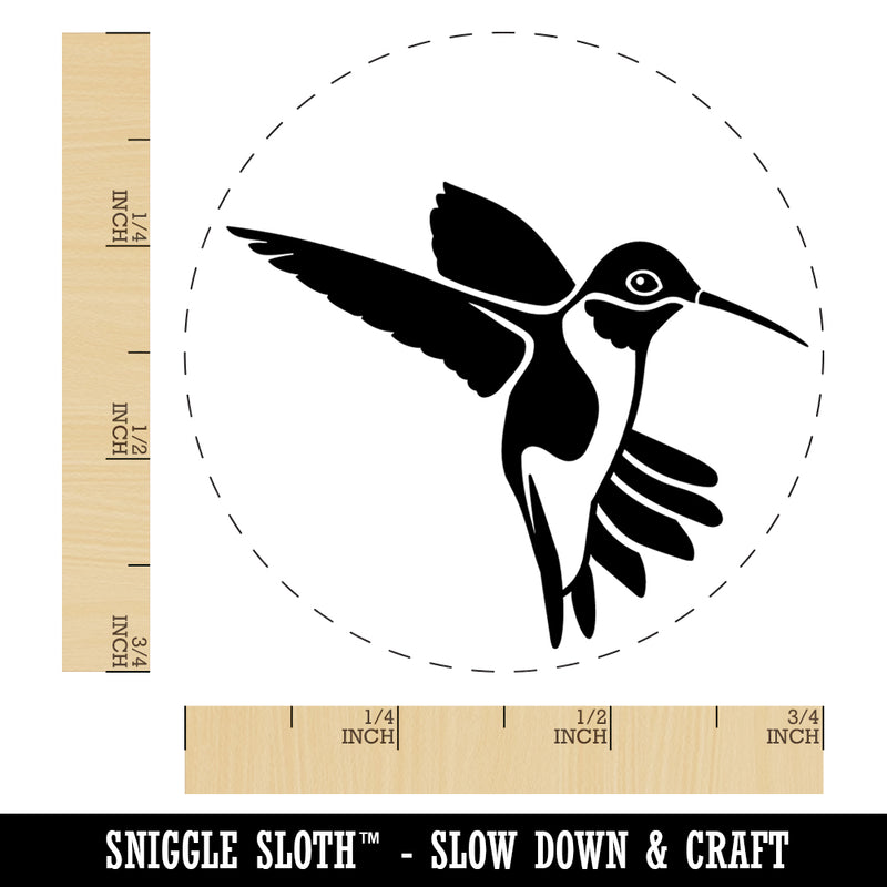 Fluttering Hummingbird Self-Inking Rubber Stamp Ink Stamper for Stamping Crafting Planners