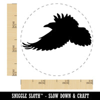 Flying Raven Bird Self-Inking Rubber Stamp Ink Stamper for Stamping Crafting Planners