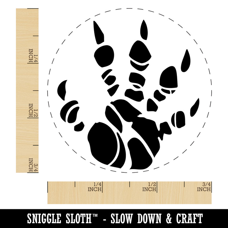 Dragon Claw Footprint Talon Self-Inking Rubber Stamp Ink Stamper for Stamping Crafting Planners