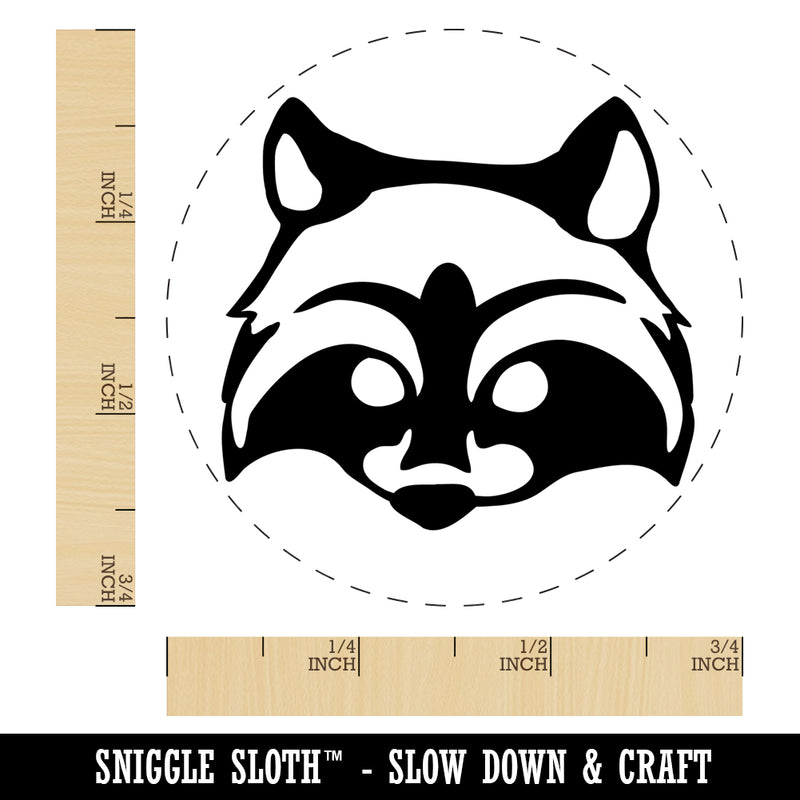 Masked Raccoon Trash Panda Head Self-Inking Rubber Stamp Ink Stamper for Stamping Crafting Planners