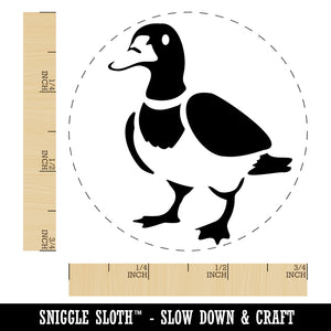 Standing Mallard Duck Self-Inking Rubber Stamp Ink Stamper for Stamping Crafting Planners
