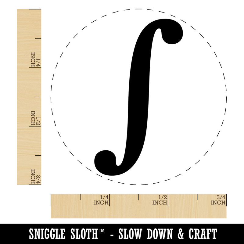 Integral Math Symbol Self-Inking Rubber Stamp Ink Stamper for Stamping Crafting Planners