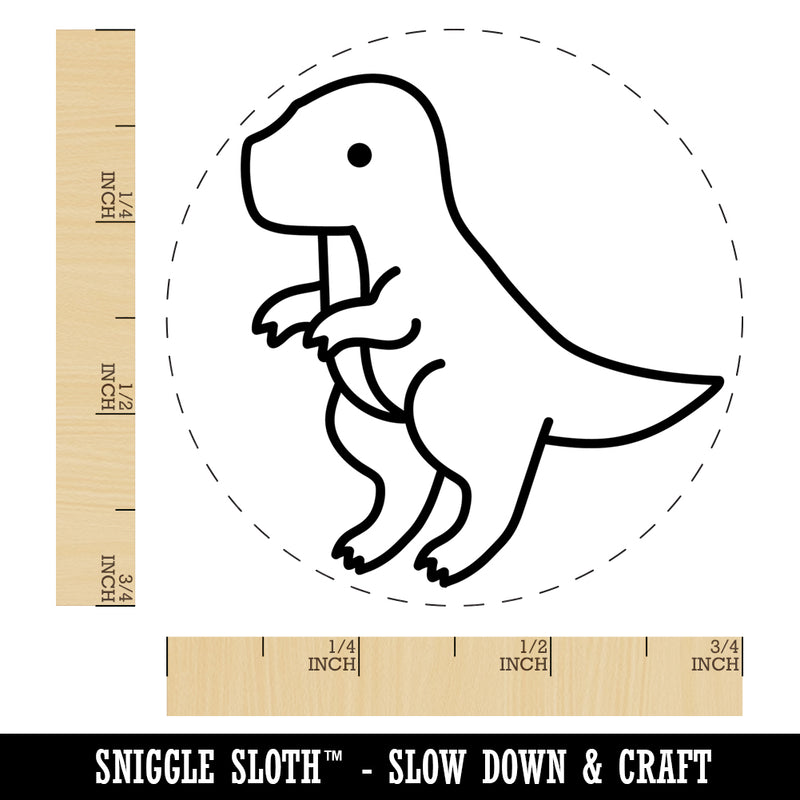 Baby Nursery T-Rex Dinosaur Self-Inking Rubber Stamp Ink Stamper for Stamping Crafting Planners
