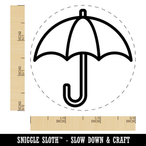 Rainy Day Umbrella Icon Self-Inking Rubber Stamp Ink Stamper for Stamping Crafting Planners