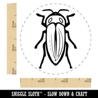 Jewel Beetle Insect Bug Self-Inking Rubber Stamp Ink Stamper for Stamping Crafting Planners