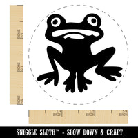 Weird Creepy Frog Self-Inking Rubber Stamp Ink Stamper for Stamping Crafting Planners