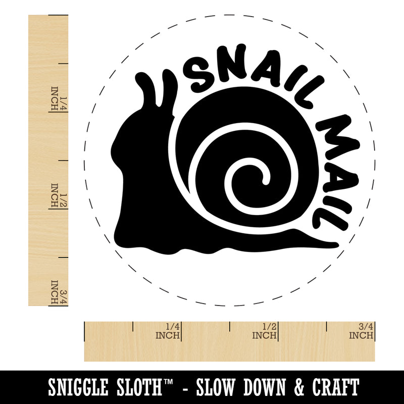 Snail Mail Self-Inking Rubber Stamp Ink Stamper for Stamping Crafting Planners