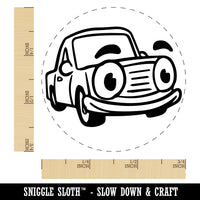 Cartoon Car with Face Self-Inking Rubber Stamp Ink Stamper for Stamping Crafting Planners