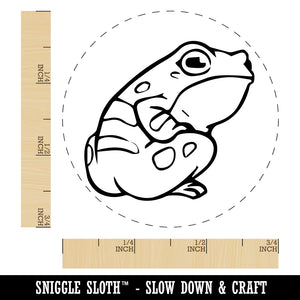 Cheeky Butt Frog Self-Inking Rubber Stamp Ink Stamper for Stamping Crafting Planners