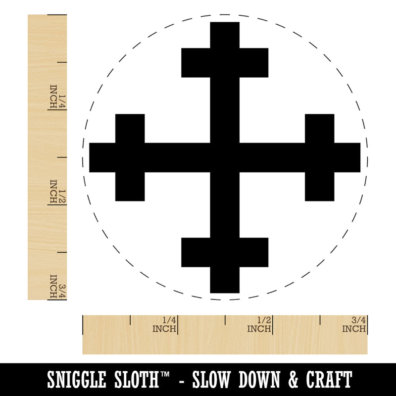 Crosslet Cross Self-Inking Rubber Stamp Ink Stamper for Stamping Crafting Planners