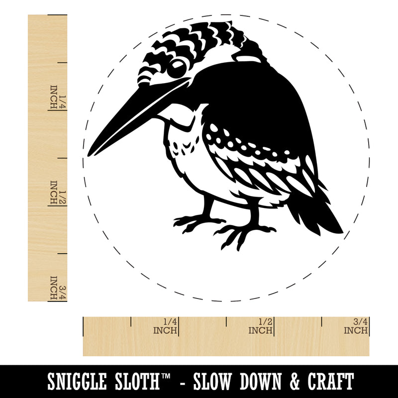 Kingfisher Bird Self-Inking Rubber Stamp Ink Stamper for Stamping Crafting Planners