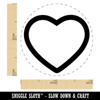 Heart Hollow Chicken Egg Rubber Stamp