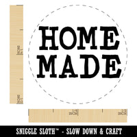 Home Made Fun Text Chicken Egg Rubber Stamp