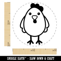 Chicken Shaped Like Egg Chicken Egg Rubber Stamp