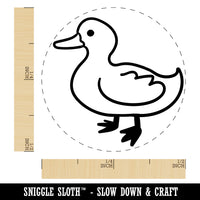 Cute Duck Chicken Egg Rubber Stamp