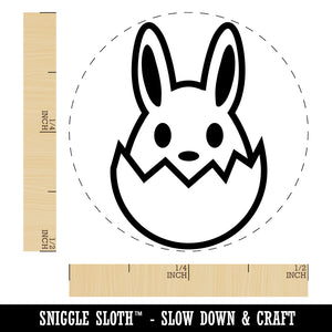 Easter Bunny Hatching Egg Shell Chicken Egg Rubber Stamp