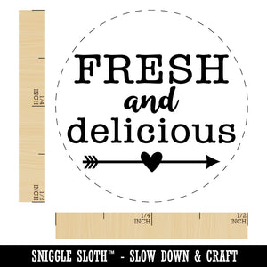 Fresh and Delicious Chicken Egg Rubber Stamp