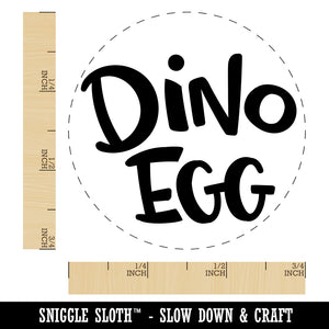 Dino Dinosaur Egg Chicken Egg Rubber Stamp