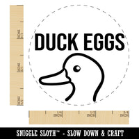 Duck Eggs Chicken Egg Rubber Stamp