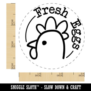 Fresh Chicken Eggs Chicken Egg Rubber Stamp