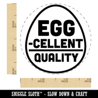 Eggcellent Excellent Quality Chicken Egg Rubber Stamp