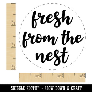 Fresh from the Nest Chicken Egg Rubber Stamp