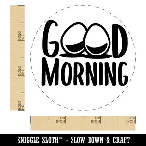 Good Morning Chicken Eggs Chicken Egg Rubber Stamp