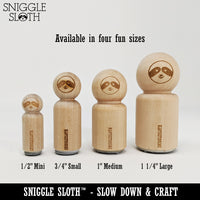 Dali Mustache Moustache Silhouette Rubber Stamp for Stamping Crafting Planners