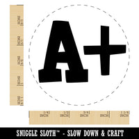 A Plus Grade School Rubber Stamp for Stamping Crafting Planners