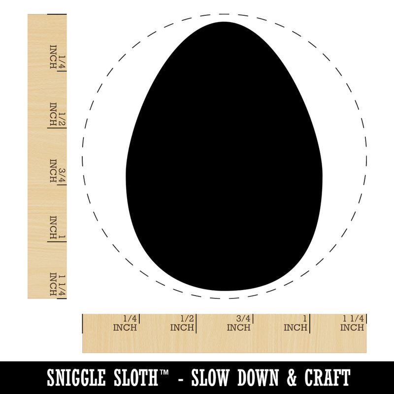 Egg Solid Rubber Stamp for Stamping Crafting Planners