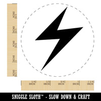 Lightning Bolt Thunderbolt Rubber Stamp for Stamping Crafting Planners