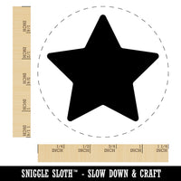 Star Shape Excellent Rubber Stamp for Stamping Crafting Planners