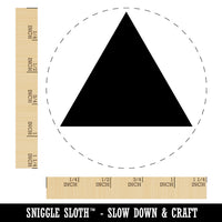 Triangle Solid Rubber Stamp for Stamping Crafting Planners