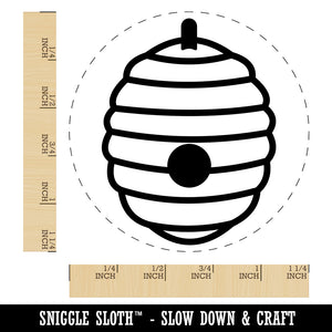 Bee Hive Rubber Stamp for Stamping Crafting Planners