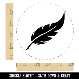 Bird Feather Rubber Stamp for Stamping Crafting Planners
