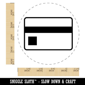 Credit Card Money Bills Rubber Stamp for Stamping Crafting Planners
